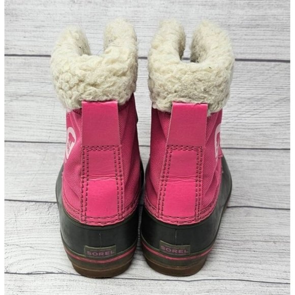 SOREL Kids' Yoot Pac Nylon Snow Boot Ultra Pink Alpine Tundra Size 13 - Picture 6 of 13